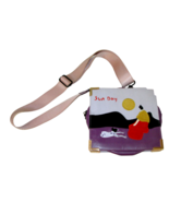 Yizi Store Purse Crossbody Bag Sun Day Embroidered Purple Black Pink Whi... - $18.80