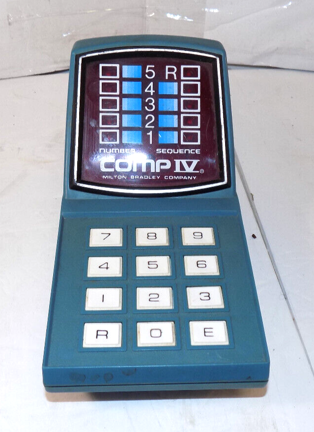 Primary image for Milton Bradley Comp IV Computer Battery Operated Game 1977 Not Working For Parts