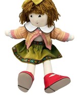 Vintage Mary Engelbreit Cloth Rebecca Doll 20&quot; Fabric Plush Stuffed Rag ... - $23.09