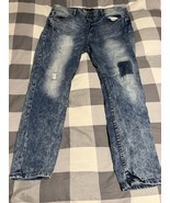 EST. NINETEEN 91 Men’s Tapered Carrot Jeans - Size 36 - Distressed &amp; Sty... - $21.84 CAD