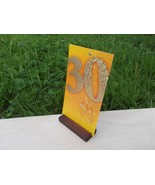 4&quot;  10 Table number holders, Wood place card holders for Weddings - $27.93
