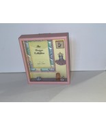 Wood Desk/Wall Picture Frame Holds 4&quot; x 6” Shadowbox Pink 8x9x2” Balleri... - $30.13 CAD