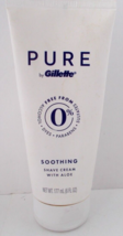 GILLETTE PURE Shave Cream Soothing Aloe 6oz - £4.68 GBP