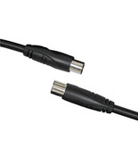 Jaycar TV Coaxial Plug to Socket Cable (Black) - 3m - £32.26 GBP