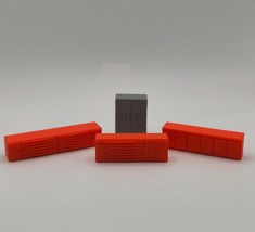 1:64 Diecast 3D printed diorama items 4 pieces of furniture Red - $5.25