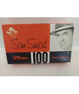 Wilson Sam Snead 100 Vintage Golf Balls Pack of 3 Sealed Liquid Center - £23.59 GBP