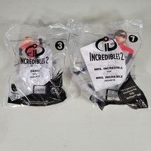 The Incredibles 2 Toy Lot #7 Mrs Incredible and #3 Dash McDonalds Happy Meal - £7.78 GBP