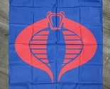 G.I. Joe Cobra Flag 3x5 ft Vertical Blue Banner Action Hero Toy Kids Man... - $15.99