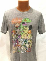 Vintage 90s Stile Nickelodeon Rugrats Hey Arnold T Shirt Uomo L - £31.39 GBP