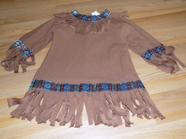 Toddler Size Large 3-4T Native American Indian Halloween Costume Dress EUC - £17.73 GBP
