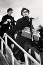 Greta Garbo Climbing Down Aircraft Steps 1960's 24x18 Poster - $23.99