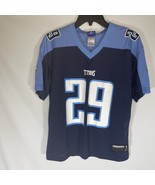 Reebok Youth Large Tennessee Titans Chris Brown #29 Blue Football Jersey... - £18.34 GBP