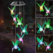  Solar Wind Chimes Color Changing Lights Outdoor Best Gifts for - £24.50 GBP