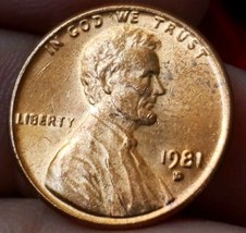 1981-D Lincoln Cent RPM FREE SHIPPING  - £3.87 GBP