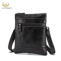 Quality Leather Male Design Shoulder Messenger bag Casual fashion Cross-body Bag - £45.31 GBP
