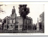 Court House and Monument Cambridge Illinois IL UNP DB Postcard Y8 - £3.97 GBP