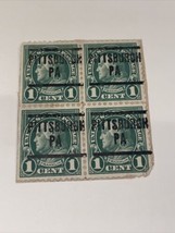 US Franklin  Block Used Nice Cancel Pittsburgh Pennsylvania - $0.99