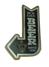 Scratch &amp; Dent Ice Cold Beer Pointing Arrow Wall Mounted Bottle Opener - £19.56 GBP