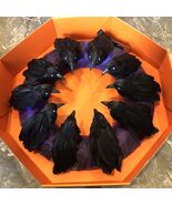 Halloween Black Crow Wreath Gothic Decor Spooky Village NIB 18 Inches Ne... - $53.07 CAD