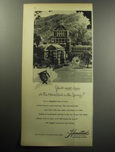 1957 Homestead Resort Ad - You&#39;ve never been at the Homestead in the Spring? - £14.62 GBP