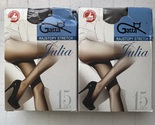 2 X Gatta 15den Classic Women STREATCH COLLANT Tights -GRIGIO - GRAY SIZ... - $9.00