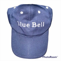 Blue Bell Creameries Homemade Ice Cream Navy Blue/White Mesh Adjustable Hat Cap - £14.52 GBP