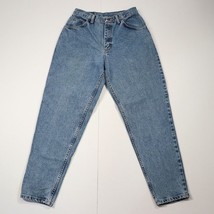 Gitano Vintage 80&#39;s Women&#39;s High Waist Jeans 10 Petite 10P Tapered Leg Blue Mom - £28.06 GBP