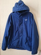 Hollister California Navy Mens Jacket Size Medium Express Shipping - £24.78 GBP