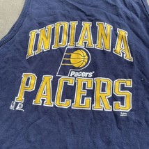 Vintage Indiana Pacers Tank Top Large Blue 90s  USA Reggie Miller - £23.61 GBP