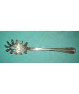 Vintage F.BIR-EP-ZINC Silver-plated Made in Italy SPAGHETTI Spoon Server - $665.05 MXN