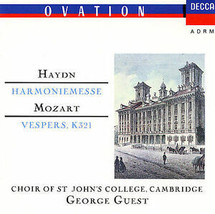 Haydn, Mozart Masses: Choir Of St John&#39;s College, Uk Import - £9.77 GBP