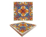 Mexican Talavera Ceramic Tiles Barroco Handcrafted  - Eivissa2 -  (you s... - $199.00