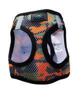 American River Orange Camo Choke Free Dog Harness Sizes 2XS -3XL - $13.99