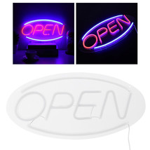 OPEN Business Sign Neon Light USB 5V Bright LED Shop Advertising Restaurant NEW - £29.45 GBP