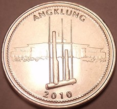 Gem Unc Indonesia 2010 1000 Rupiah~Angklung~Gedung State Building - £3.78 GBP