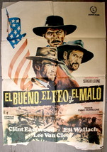 Vintage Spaghetti Western movie Poster   - £58.92 GBP