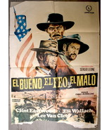 Vintage Spaghetti Western movie Poster   - £59.07 GBP