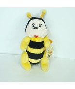 Vintage Honey Bee Plush Stuffed Animal Yellow Black W/ Tag 12&quot; Insect Mo... - £17.12 GBP