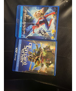 LOT OF 2 :Teenage Mutant Ninja Turtles (Blu-ray 3D+Blu-ray)+SPIDER-MAN 2... - £5.54 GBP