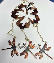 Garden Windchime Flower and Dragonfly&#39;s - £22.43 GBP