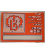 THE MOODY BLUES - VINTAGE ORIGINAL CLOTH CONCERT TOUR BACKSTAGE PASS *LA... - €8,55 EUR