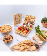 Travel Charcuterie Boards, Bamboo Cheese Board Set, Foldable Cheese Plate - $748.09 MXN