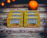 6x Sunkist Sours Tangerine Orange Vitamin C 50 Sugar Free Pieces Tins EX... - $25.47