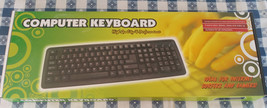 Wired PS-2 Black Keyboard NEW - $19.95