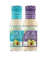 Primal Kitchen Ranch Dressing &amp; Marinade and Caesar Dressing &amp; Marinade,... - $26.95