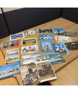Vintage Lot of 19 Windmill France Travel Souvenir Postcard KG JD - $33.95 CAD