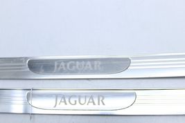 02-08 JAGUAR X-TYPE FRONT DOOR SCUFF PLATES PANELS TRIM PAIR Q9547 image 4