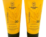 2 Pack AUSTRALIAN GOLD Aloe Coconut Plant Based Sunscreen SPF 30 6 oz EX... - £6.34 GBP