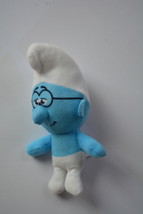 McDonalds Happy Meal Toy UK 2022 The Smurfs Plush Brainy Smurf used Please look  - £5.54 GBP
