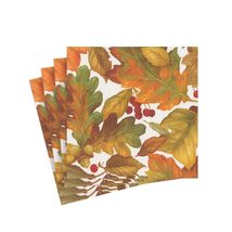 Caspari Autumn Leaves II Paper Luncheon Napkins - Four Packs of 20 - £8.53 GBP+